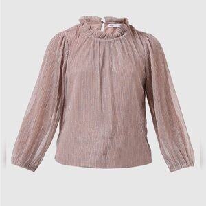 Shimmer long sleeve shirt for going out at night